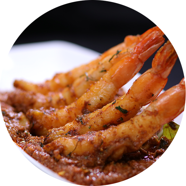 south indian prawn preparation